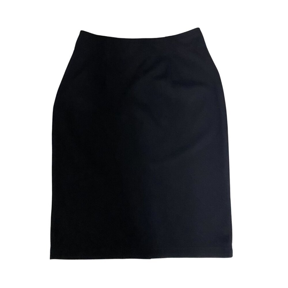 Eileen Fisher Black Stretch Pencil Skirt Made from Italian Fabric, Size PP #227